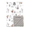 Double-Sided Baby Blanket — All Seasons Cute Animal Print